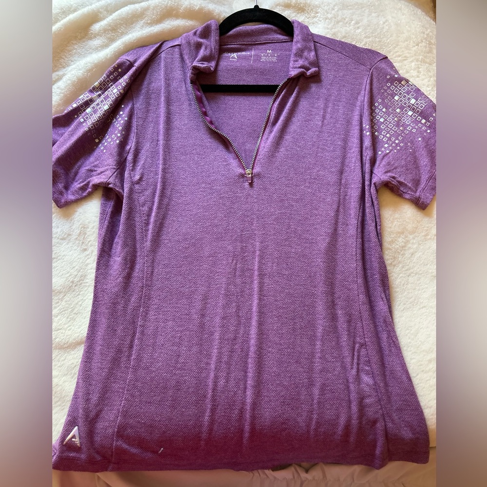 Never worn. Purple v neck shirt. Antigua